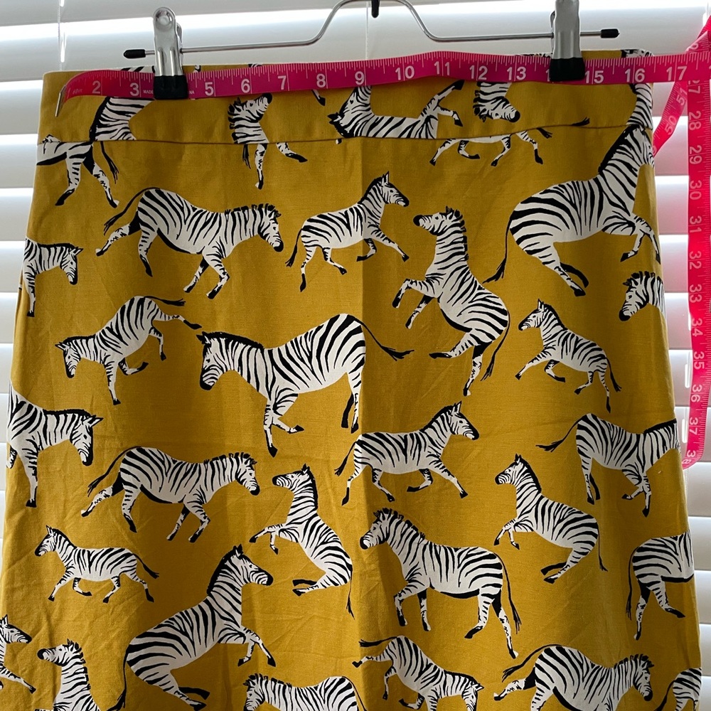 Cotton straight skirt